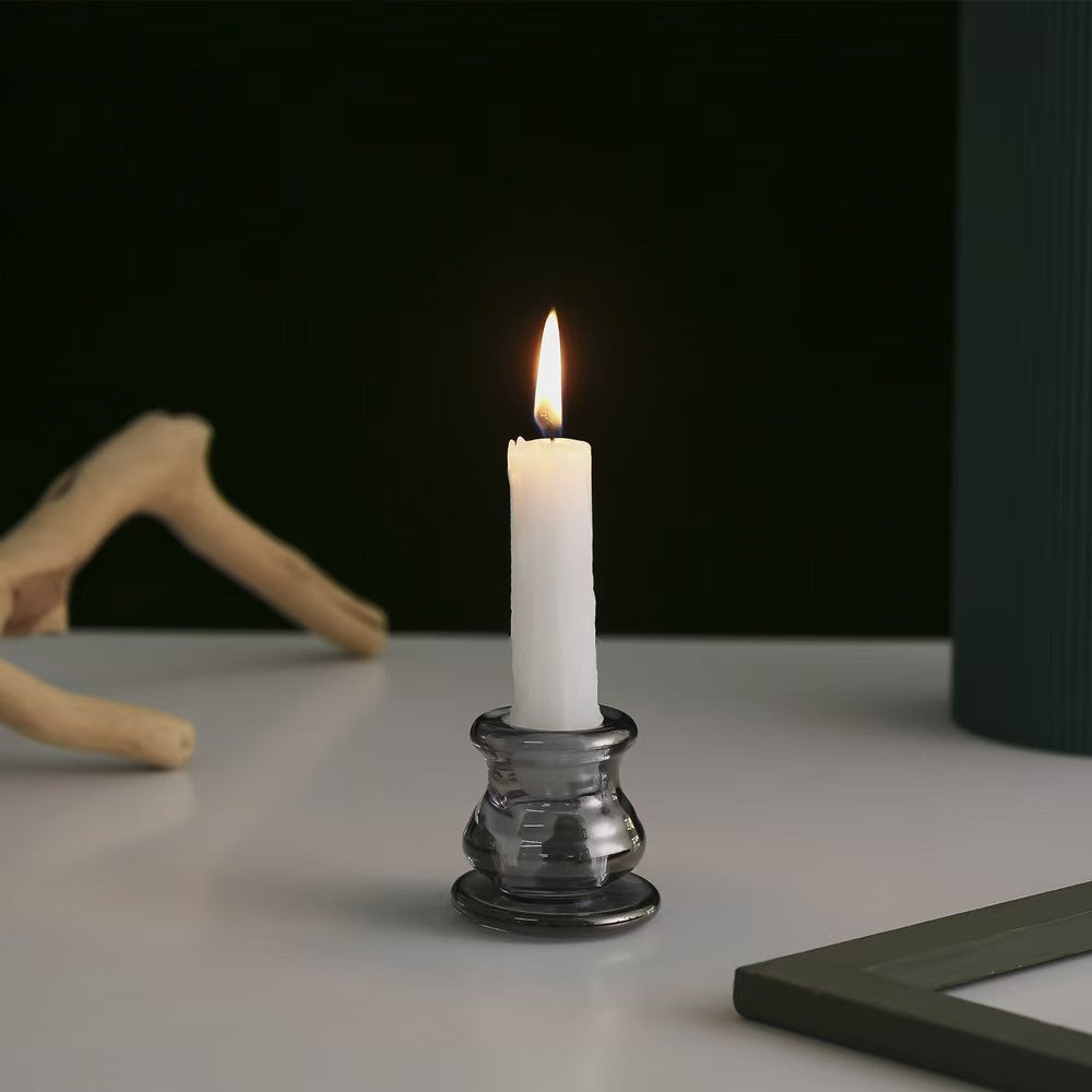European Style Glass Candle Holder