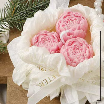 Peony Flower Scented Candle