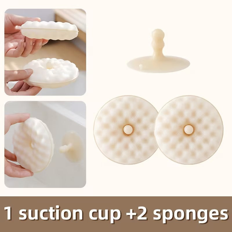 Honeycomb Dish Sponge – Round Kitchen Cleaning Pad