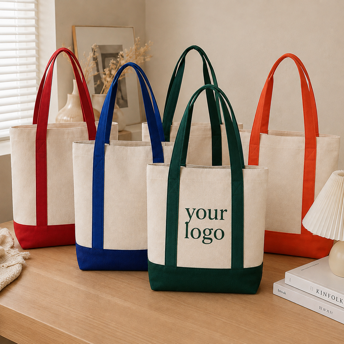 Custom Canvas Tote Bag | Personalized Tote Bag with Logo & Design