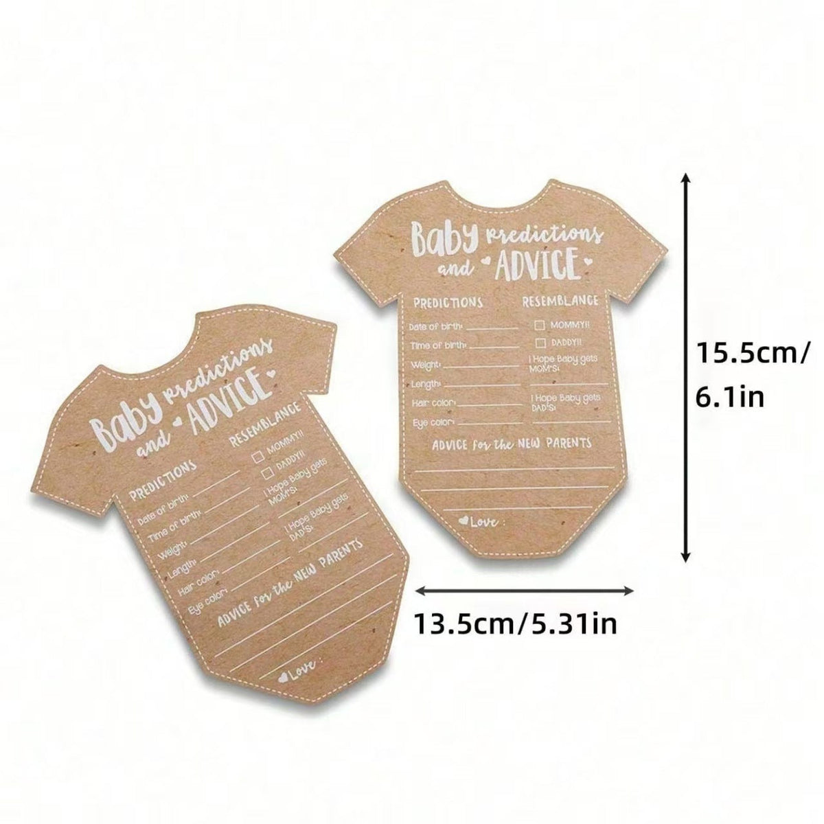 Baby Shower Game Cards Party Activity Cards for Celebration