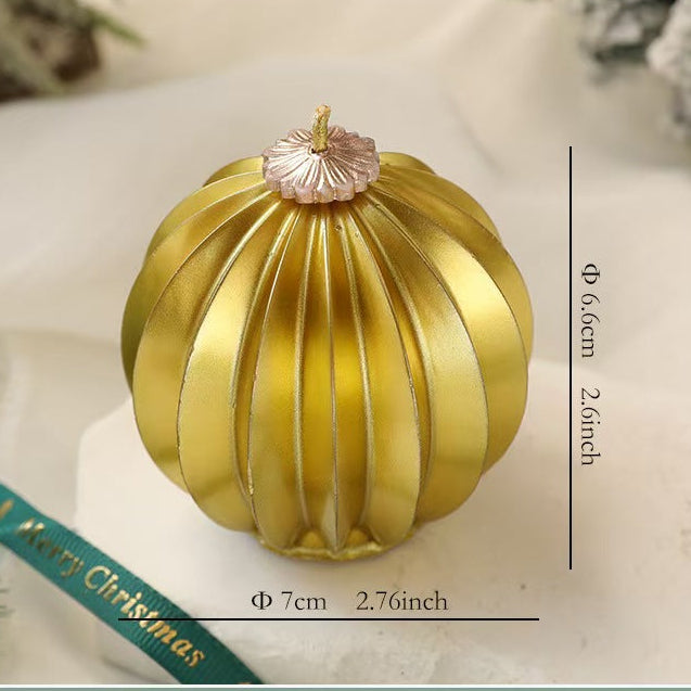 Round Scented Candle – Christmas Holiday Gift
