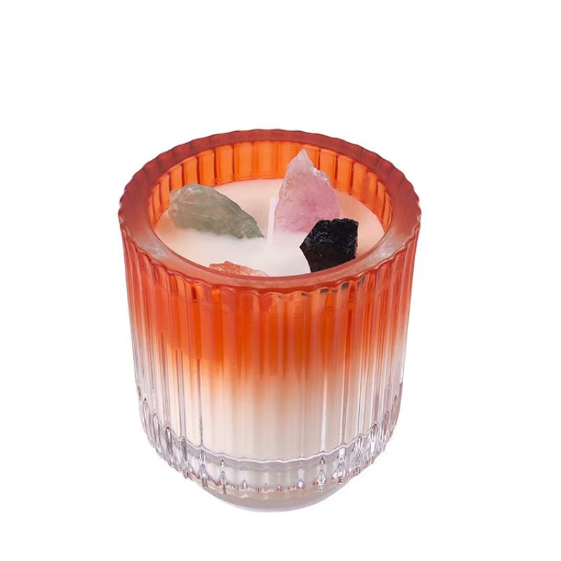 Meteor Pattern Crystal Wax Candle