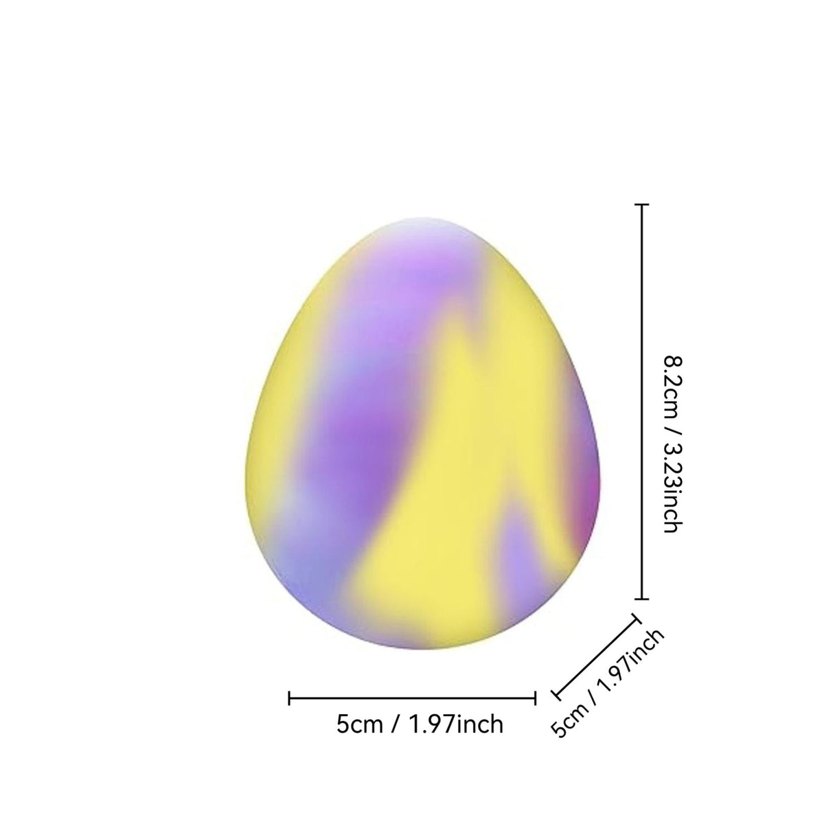 Easter Egg Squishy Toy – Slow-Rising Stress Relief Treasure Hunt Toy for Kids & Easter Party Fun