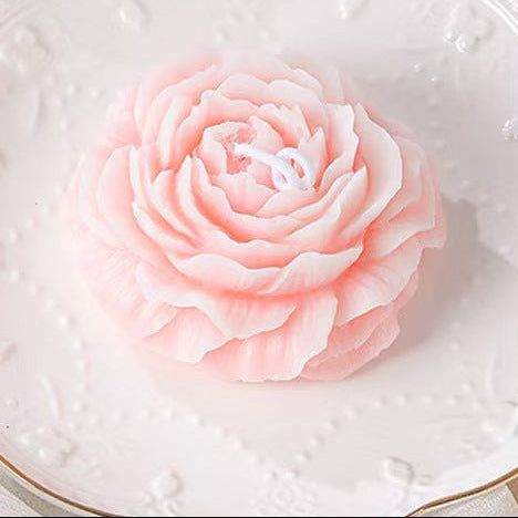 Flower-Shaped Scented Candle