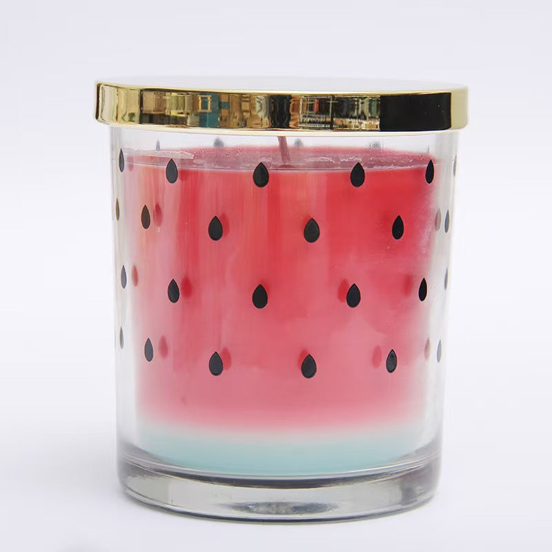 Strawberry Glass Cup Scented Candle