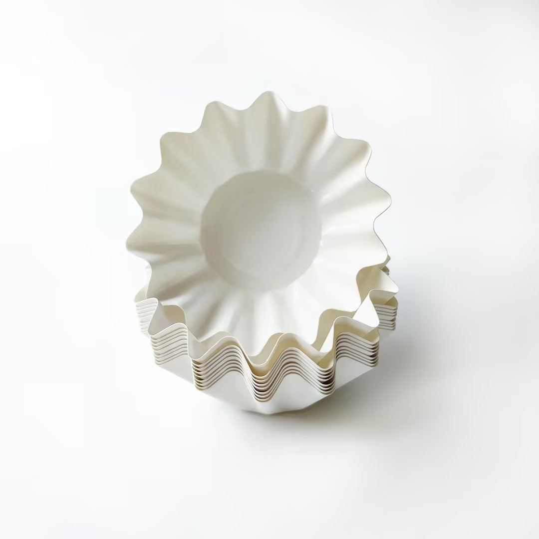 Disposable Paper Cup – Eco-Friendly Ripple Design Party & Dessert Serving Cups