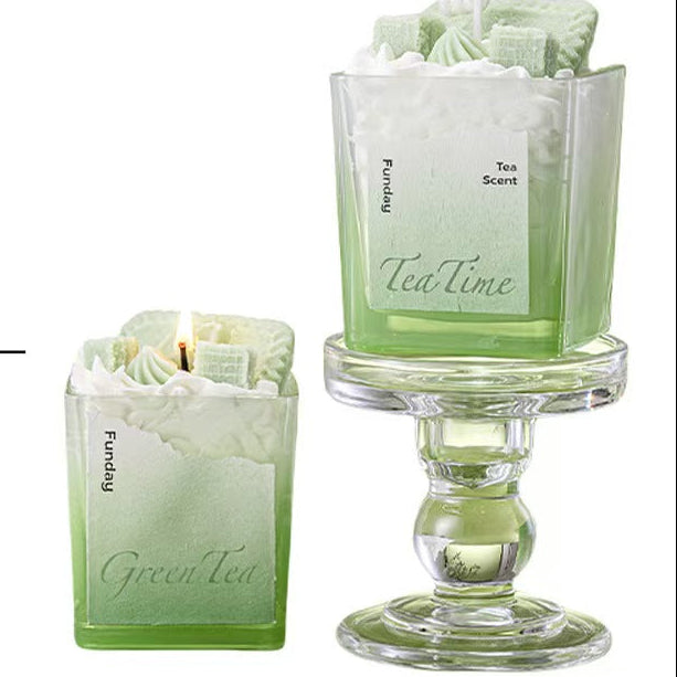 Tea Scent Macaron Soy Candle