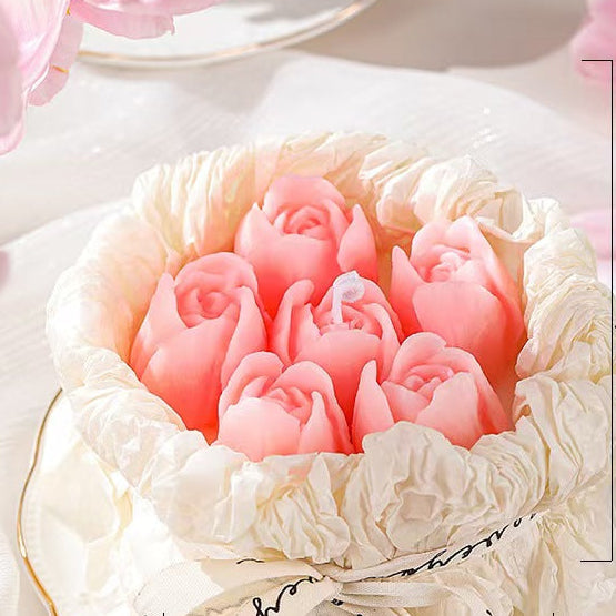 Tulip Bouquet Scented Candle
