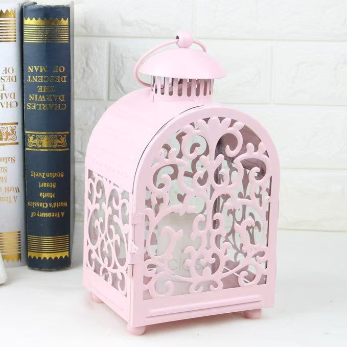 Moroccan Style Vintage Metal Candle Holder
