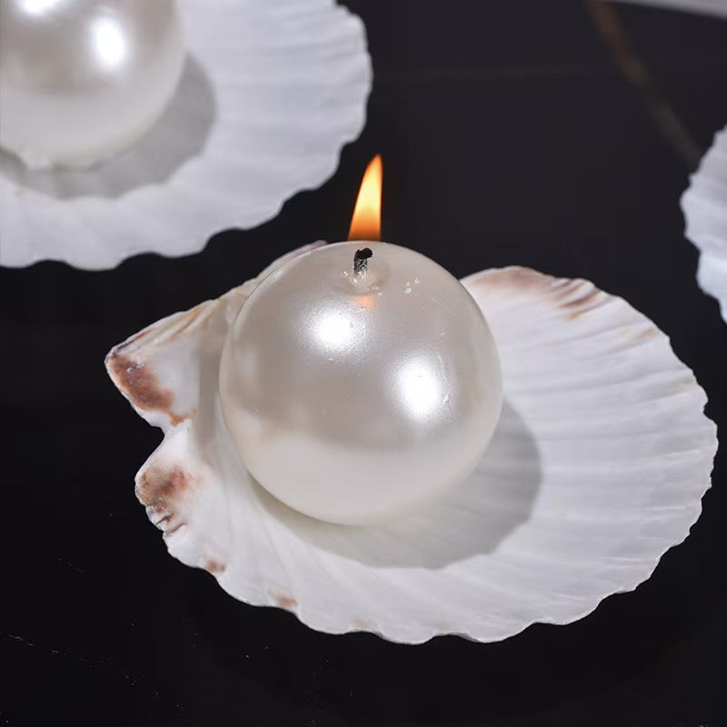 Pearl Scented Shell Candle