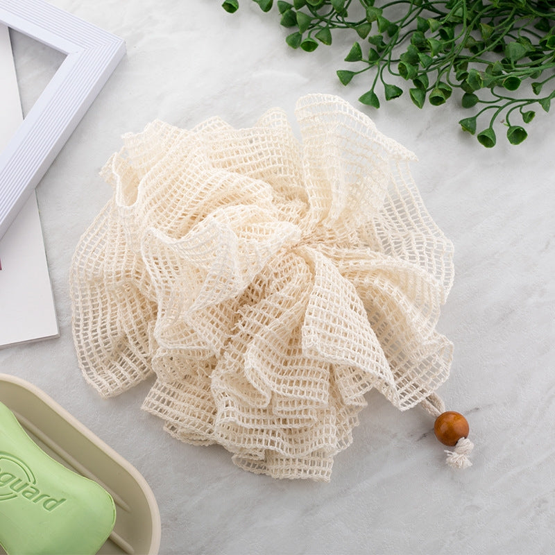 Natural Loofah Bath Sponge – Soft Exfoliating Body Scrubber with Hanging Rope
